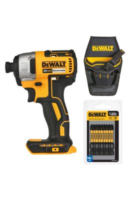 KIT DEWALT DCF7871 ATORNILLADOR IMPACTO 20V+ PORTA HERRAM. + PUNTAS