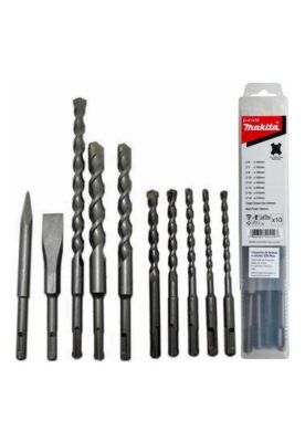 Set 10 Pcs Brocas Cincel Sds-plus  Makita D-41470