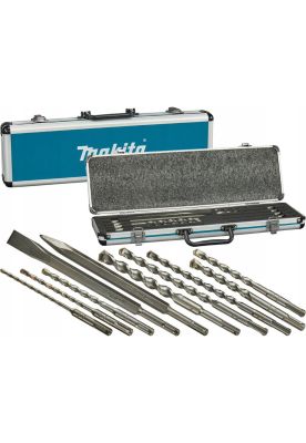 SET ACCESORIOS MAKITA PUNTOS Y BROCAS SDS PLUS D-71990 10 PZAS-