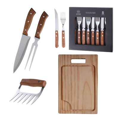 Imagen 1 del producto Set Parrilla 12 Piezas Acero Inoxidable Arthome PAR21