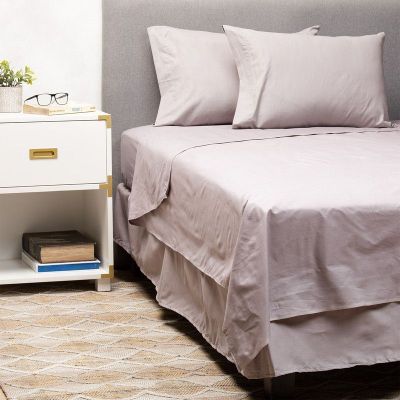 Imagen 2 del producto Cubrecolchon + Faldon + Sabana Gris King