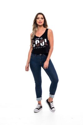 Imagen 2 del producto POLERA SM PEDRERIA COOL BLACK RC-7