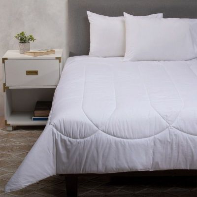 Plumon Blanco 2 Pl + Pack Almohadas Blanca Arthome