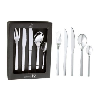 Set Cuchilleria 20 Piezas Acero Inoxidable Arthome CUC05