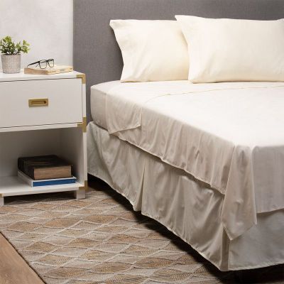 Imagen 2 del producto Cubrecolchon + Faldon + Sabana Beige King