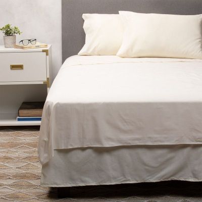 Cubrecolchon + Faldon + Sabana Beige King