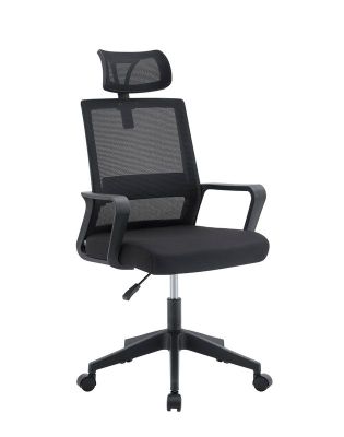 Imagen 1 del producto SILLA DE OFICINA EJECUTIVA ROMA ERGONOMICA COLOR NEGRO BM-695