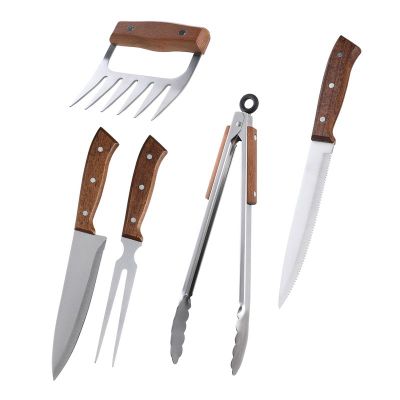 Imagen 1 del producto Set Parrilla 5 Piezas Acero Inoxidable Arthome PAR32