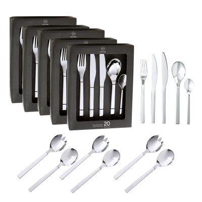 Set Cuchilleria 106 Piezas Acero Inoxidable Arthome CUC10