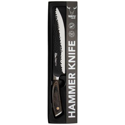 Imagen 2 del producto CUCHILLO HAMMER MANGO DE MADERA ACERO INOXIDABLE