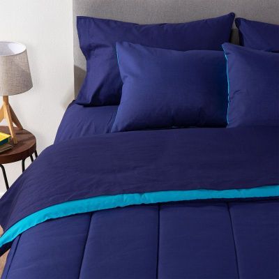 Imagen 1 del producto PLUMON BICOLOR ARTHOME AZUL CELESTE 1.5 PLAZAS