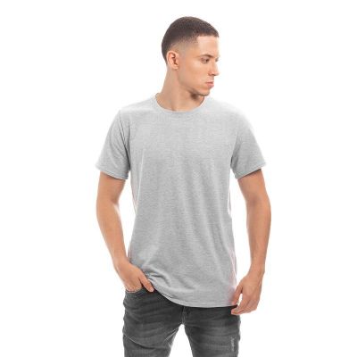 POLERA HOMBRE CUELLO REDONDO MANGA CORTA GRIS