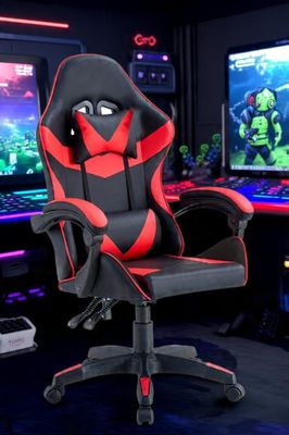 SILLA GAMER PRO BEIJING ERGONOMICA RECLINABLE COLOR ROJO BMG-17R