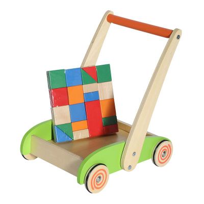 CARRO CAMINADOR DE MADERA CON BLOQUES ARTHOME