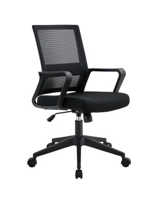 SILLA DE OFICINA EJECUTIVA PARIS ERGONOMICA COLOR NEGRO BM-698