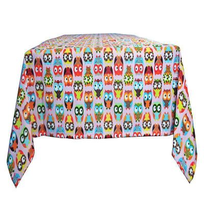 Mantel Rectangular buho fondo rosado 300 cm x 150 cm