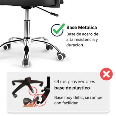 Imagen 2 del producto Silla Ejecutiva Ergonómica New York Air Mesh Naranja – Diseño Moderno y Altura Ajustable