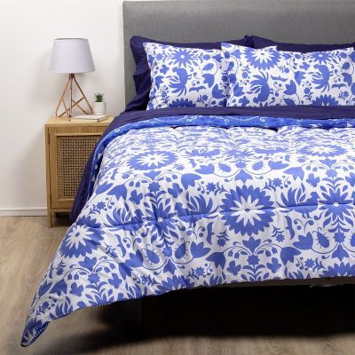 Imagen 2 del producto COMBO 47 PLUMON MEXICO REVERSIBLE AZUL 2 PLAZAS