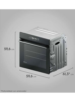 Imagen 2 del producto Horno Empotrable Eléctrico 80 Litros FoodSensor OE8EF