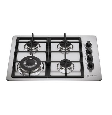 Mademsa Encimera A Gas 4 Platos Triple Llama Y Parrilla