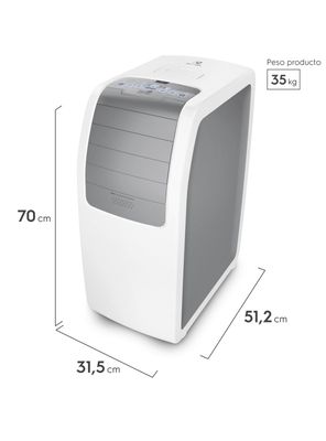 Imagen 2 del producto Aire Acondicionado Portatil 12.000 BTU frío/calor