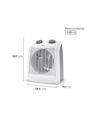 Imagen 2 del producto Termoventilador Mademsa 2000W Velocidades Termostato TV1000