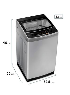 Imagen 2 del producto Lavadora Automática 9,5Kg Fuzzy Automático 9,5 SZG Gris