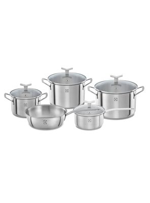 Batería de Cocina Electrolux 9 Pzs Acero Inoxidable