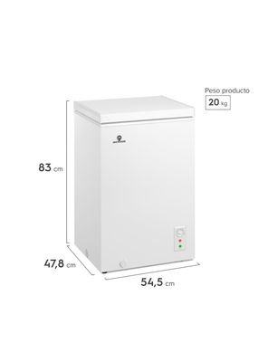 Imagen 2 del producto Congelador Freezer Horizontal Dual 97L Fr o Directo H100 Blanco