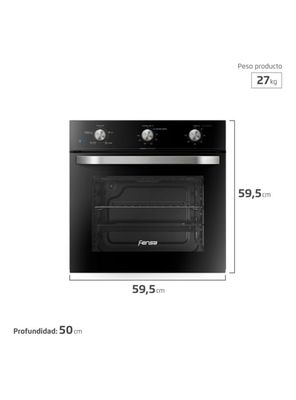 Imagen 2 del producto Horno Empotrable Eléctrico 59L Timer FHE 1130M