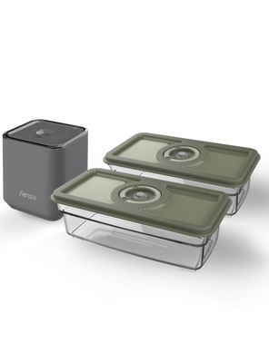 Selladora Al Vacío Portátil Fensa+2 Contenedores Herméticos