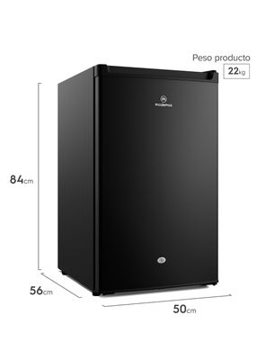 Imagen 2 del producto Frigobar 120L Frío Directo con Llave y Luz LED MMB120B Negro