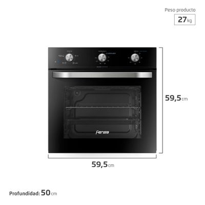 Imagen 2 del producto Kit Encimera F GC60V A + Campana FG 7770 + Horno FHE 1130M