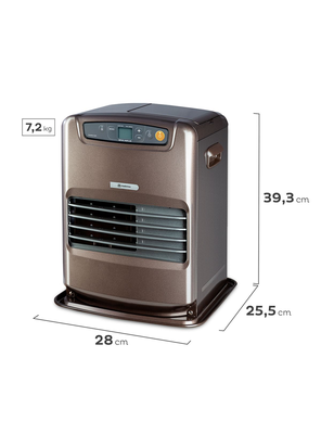 Imagen 2 del producto Estufa Parafina Láser Mademsa 3,5 Litros 2,3Kw MFHK 540 Plus