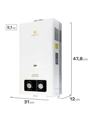 Imagen 2 del producto Calefont Gas Licuado 5 Litros Tiro Natural Essential 5 Eco