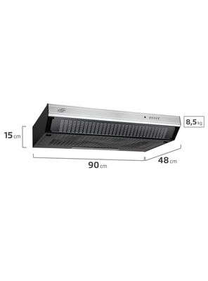 Imagen 2 del producto Campana de Cocina Extractora 90cm Double Function FX U6190