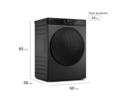 Imagen 2 del producto Secadora de Ropa 8Kg Carga Frontal Bomba de Calor ETDHP8SZ