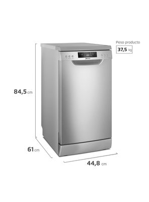 Imagen 2 del producto Lavavajillas 9 Cubiertos Programa Económico 9SZ Inox