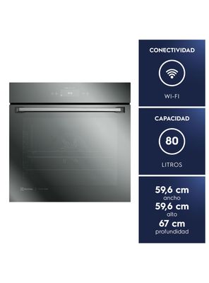 Imagen 2 del producto Horno Eléctrico Empotrable 80L Función Freidora Aire y Wi-Fi