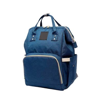 Bolso Mochila Maternal Fashion Alta Calidad Azul