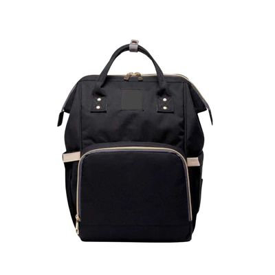 Bolso Mochila Maternal Fashion Alta Calidad Negro