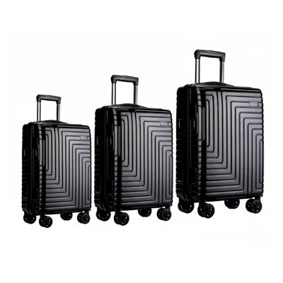 Maletas De Viaje Set De 3 Color Negro Con Organizadores