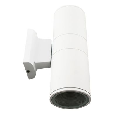 Aplique De Pared Exterior Doble E27 Stafford 26cm Blanco