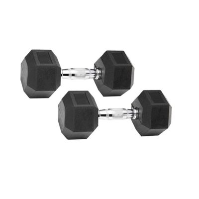 Imagen 1 del producto Set Par de Mancuernas Hexagonal 10 Kg por Unidad - Fitness