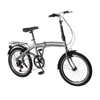 Bicicleta Plegable Neon Urban Aro 20 Velocidades 7 Gris