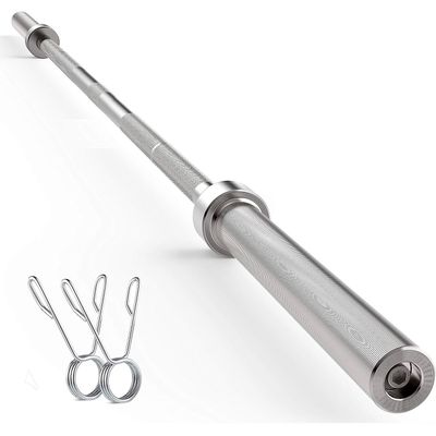 Imagen 2 del producto Barra Recta Olimpica Profesional 2.2m 15 Kg