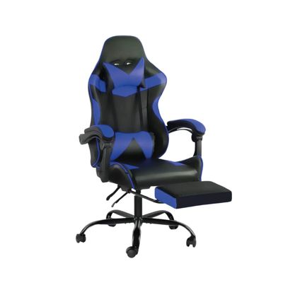 Imagen 1 del producto Silla Gamer Lumax Rom Con Apoyapies Azul