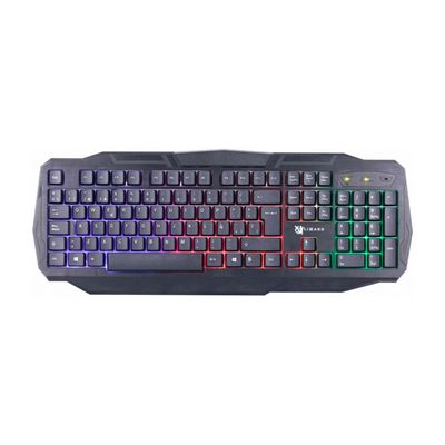 Teclado Gamer X-Lizzard con LED de Colores