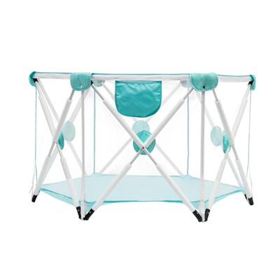 Imagen 1 del producto Corralito Para Bebe Plegable Gimnasio De Juegos Celeste
