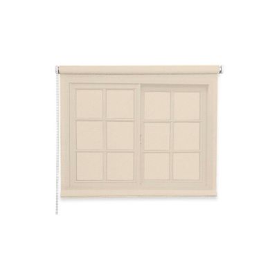 Cortina Roller Rustica Lumax 1.0 X 1.6 mts Beige